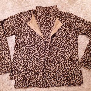 SML Petite 2 piece Women's Animal Print Sweater Set P/P & P/S